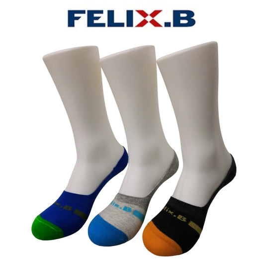 Felix.B No Show Socks 3 pairs FBSC053-3