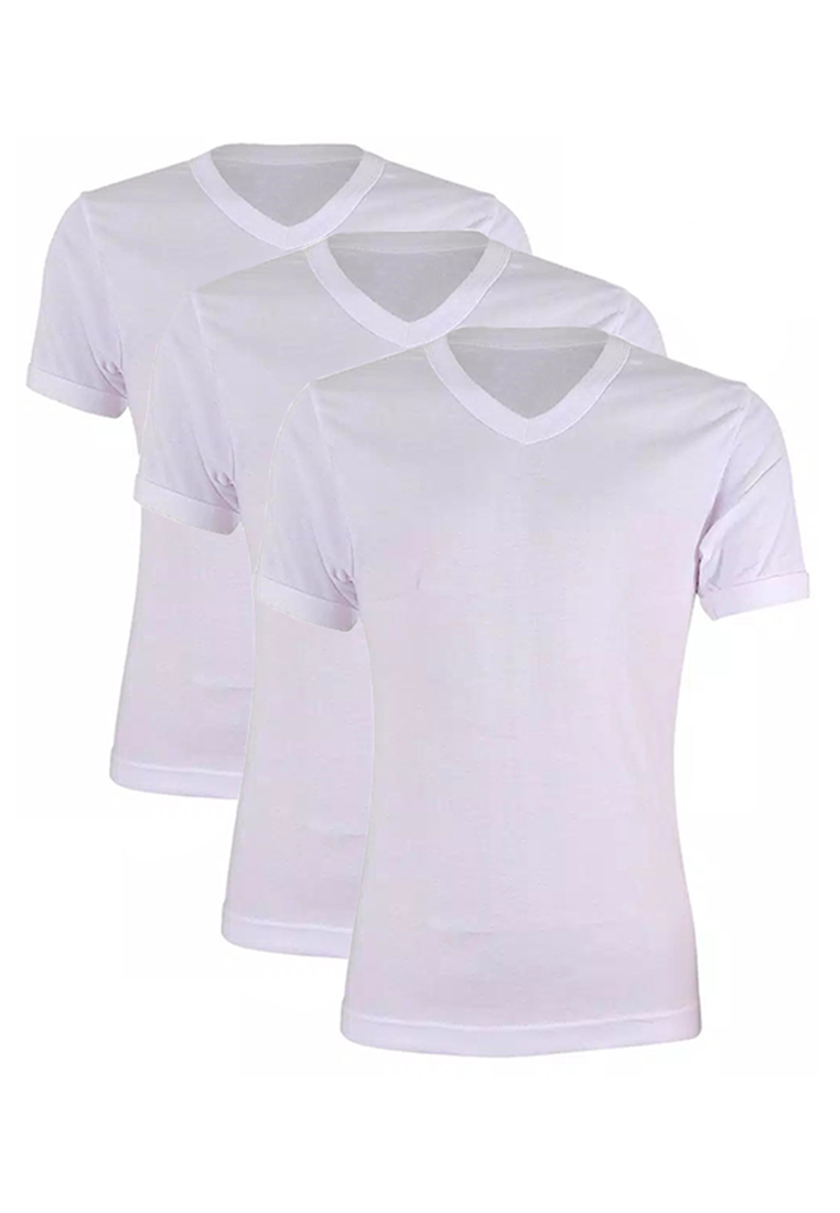 Felix.B Cotton T'shirt V Neck Tubular/press body 3in1